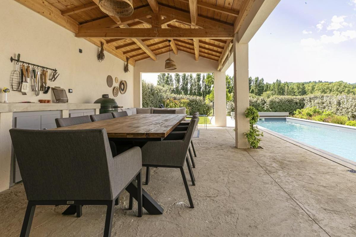 Onze Villa In Provence, Mont Ventoux, New Luxury Villa, Private Pool, Stunning Views, Outdoor Kitchen, Big Green Egg Malaucène Eksteriør billede